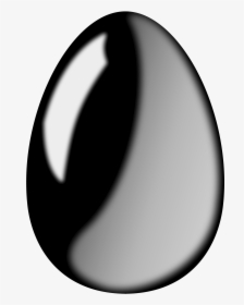 Black Egg Clipart - Circle, HD Png Download, Transparent PNG