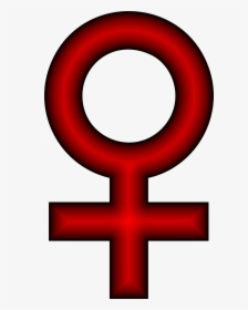 Female Symbol Crimson Clip Arts - Symbol Of Femininity, HD Png Download, Transparent PNG