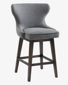 Andrea Dark Grey Swivel Counter Stool For $950 - Grey Swivel Bar Stools With Backs, HD Png Download, Transparent PNG