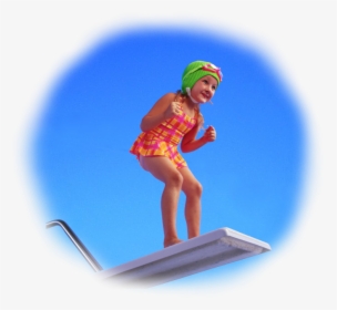 Picture - Scared On Diving Board, HD Png Download, Transparent PNG