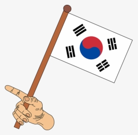 Transparent Korea Flag Clipart - Japan And Korea Flag, HD Png Download, Transparent PNG
