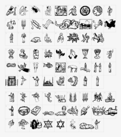 Religious Symbols Font, HD Png Download, Transparent PNG