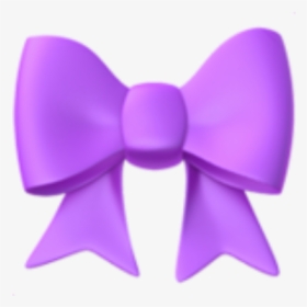 #purple#emoji#bow#✨🎀💜✨ - Bow Emoji, HD Png Download, Transparent PNG
