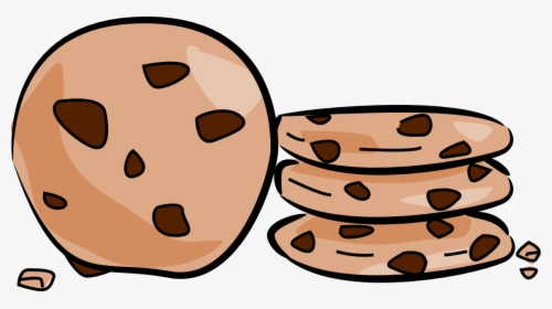 Christmas Cookie Clipart - Clipart Of Chocolate Chip Cookies, HD Png Download, Transparent PNG