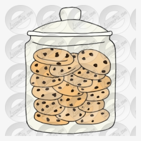 Transparent Cookie Png Clipart - Clip Art Cookie Jar, Png Download, Transparent PNG