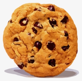 Cookie - Chocolate Chip Cookies Clipart, HD Png Download, Transparent PNG