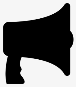 Megaphone Or Speaker Silhouette Svg Png Icon Free Download - Speaker Silhouette Icon, Transparent Png, Transparent PNG