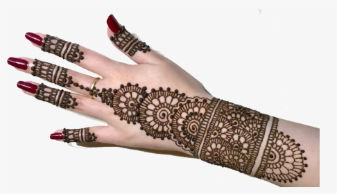 Drawing Of Mehndi Design , Png Download - Draw A Mehndi Design, Transparent Png, Transparent PNG