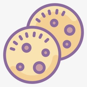 It Is An Image Of Two Overlapping Cookies - Circle, HD Png Download, Transparent PNG