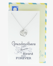 Feena Angel Heart Necklace Gifts For Grandma Quotes - Love, HD Png Download, Transparent PNG