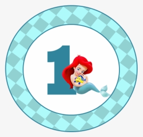 Little Mermaid Clipart Circle, HD Png Download, Transparent PNG
