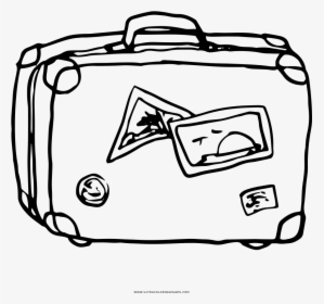 Transparent Luggage Tag Png - Baggage Coloring, Png Download, Transparent PNG