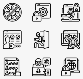 Cyber Security - Railroad Icons, HD Png Download, Transparent PNG