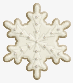 Snowflake Christmas Cookie Png, Transparent Png, Transparent PNG