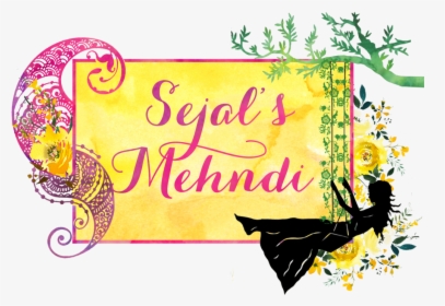 Transparent Mehndi Png - Girl On Swing Silhouette, Png Download, Transparent PNG
