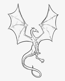 Transparent Skyrim Dragon Png - Dragon Coloring Pages, Png Download, Transparent PNG