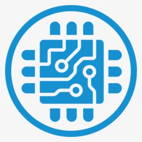 Technology Blue Icon Png , Png Download - Circuit Board Icons, Transparent Png, Transparent PNG