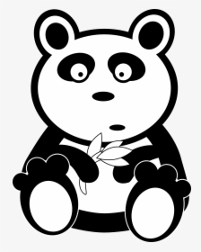28 Collection Of Panda Clipart Black And White Png - Panda Clipart Black And White, Transparent Png, Transparent PNG