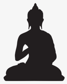 Standing Buddha Buddhism Silhouette Buddharupa Clip, HD Png Download, Transparent PNG