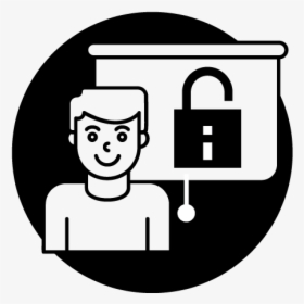 Cyber Security Training Icon Black, HD Png Download, Transparent PNG