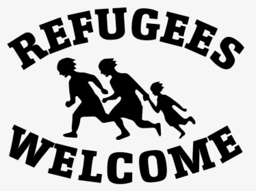 Refugees Welcome Png, Transparent Png, Transparent PNG
