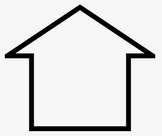 Outline Of A House - House Outline Clipart, HD Png Download, Transparent PNG