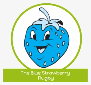 Blue Strawberry Cartoon, HD Png Download, Transparent PNG