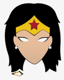 Wonder Woman Head Silhouette, HD Png Download, Transparent PNG