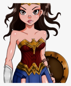 Mulher Maravilha Ilustracao , Png Download - Wonder Woman, Transparent Png, Transparent PNG