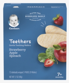 Strawberry Apple Spinach - Gerber Teethers Strawberry Apple Spinach, HD Png Download, Transparent PNG