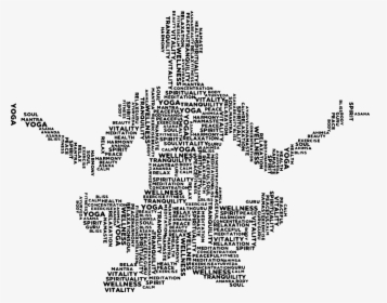 Yoga Pose In Word, HD Png Download, Transparent PNG