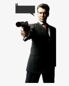 Download James Bond Png Image For Designing Projects - James Bond Pierce Brosnan Suit, Transparent Png, Transparent PNG