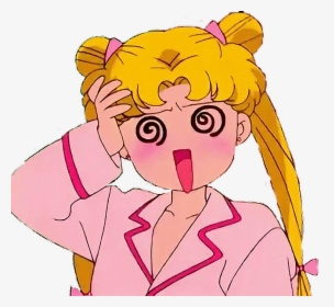 #sailor Moon🌙🐇🐱 #stickers #anime #animeboy #animegirls - Eyes Spinning Gif, HD Png Download, Transparent PNG