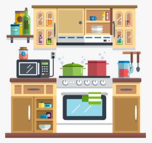 Kitchen Vector - Spot The Difference Kitchen, HD Png Download, Transparent PNG