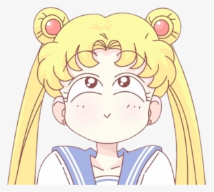 Cute Kawaii Anime Animegirl Sailormoon Moon Girl Vaporw - Sailor Moon Transparent Kawaii, HD Png Download, Transparent PNG