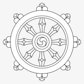 Wheel Of Dharma Clipart - Wheel Of Dharma, HD Png Download, Transparent PNG