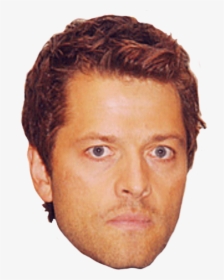 Misha Collins Supernatural Castiel Face - Misha Collins Face Png, Transparent Png, Transparent PNG