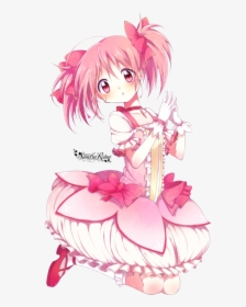 Anime, Overlay, And Png Image - Magical Girl Anime Pink Hair, Transparent Png, Transparent PNG
