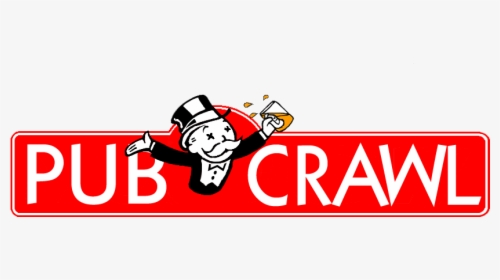 Our Very Fun Logo For The London Monopoly Board Pub - Monopoly Pub Crawl Logo, HD Png Download, Transparent PNG