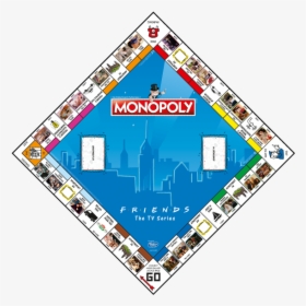 Friends Monopoly Board Game , Png Download - Friends Monopoly Board Game, Transparent Png, Transparent PNG