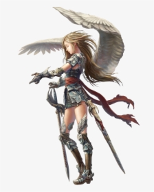 Download Fantasy Angel Png Image - Angel Warrior Transparent, Png Download, Transparent PNG