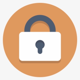 Circle Icons Locked - Lock Circle Icon, HD Png Download, Transparent PNG