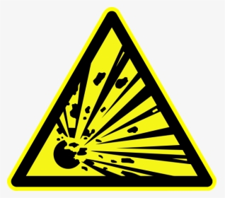 D-w002 Warnung Vor Explosionsgefaehrlichen Stoffen - Materiały Wybuchowe Znak, HD Png Download, Transparent PNG