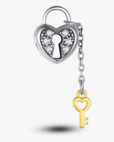Heart Key Png Transparent Image - Lock Png Heart No Key, Png Download, Transparent PNG