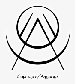 Transparent Aquarius Symbol Png - Aquarius Tattoo Transparent Background, Png Download, Transparent PNG
