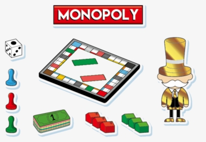 Transparent Monopoly Board Clipart, HD Png Download, Transparent PNG