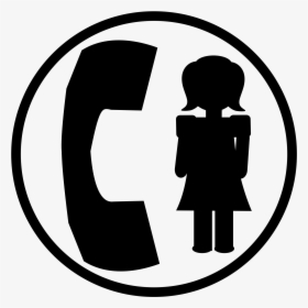 Clipart Woman Circle - Women Helpline Icon Png, Transparent Png, Transparent PNG
