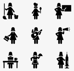 Working Women - Working Woman Icon, HD Png Download, Transparent PNG