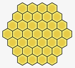 Honeycomb Hexagon Geometric Free Picture - Vintage Honey Comb Clip Art, HD Png Download, Transparent PNG