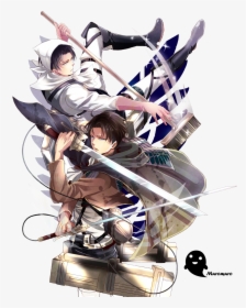 Levi, Anime, And Rivaille Image - Shingeki No Kyojin Render, HD Png Download, Transparent PNG